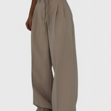 Pantalon Large Sophie avec Cordon de Serrage