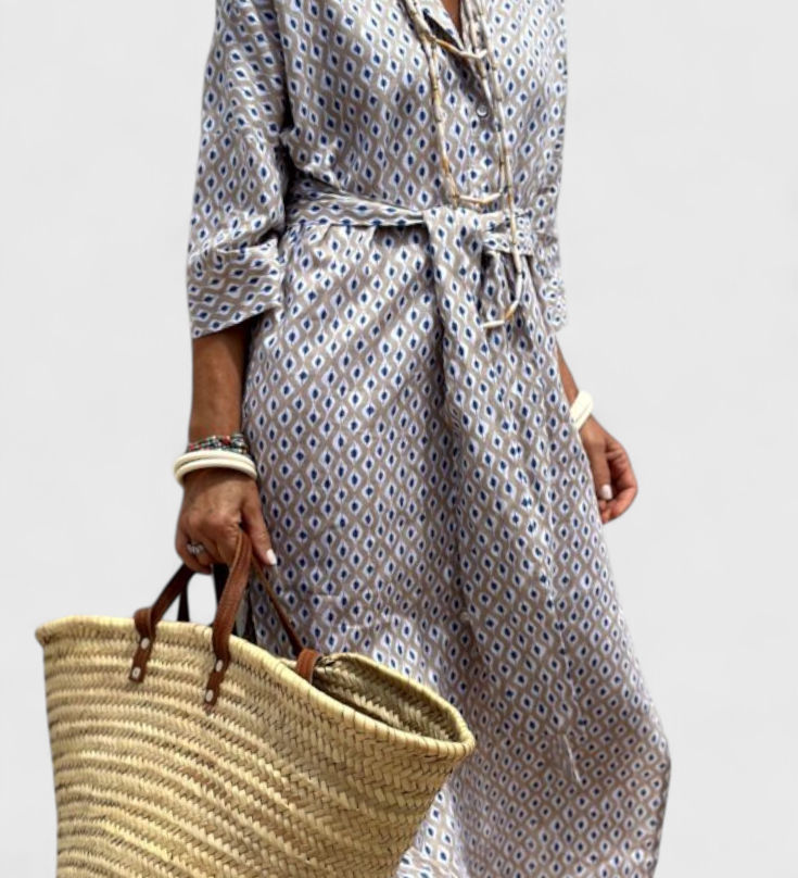 Robe Chemise Rayée Sherlyn Intemporelle
