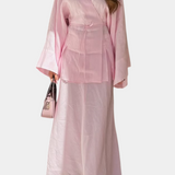 Ensemble Chemise V et Jupe Fendue Zelda