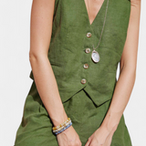 Ensemble Gilet et Shorts en Lin et Coton Jennifer