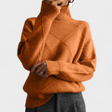 Elena™ | Pull Tricot Col Montant