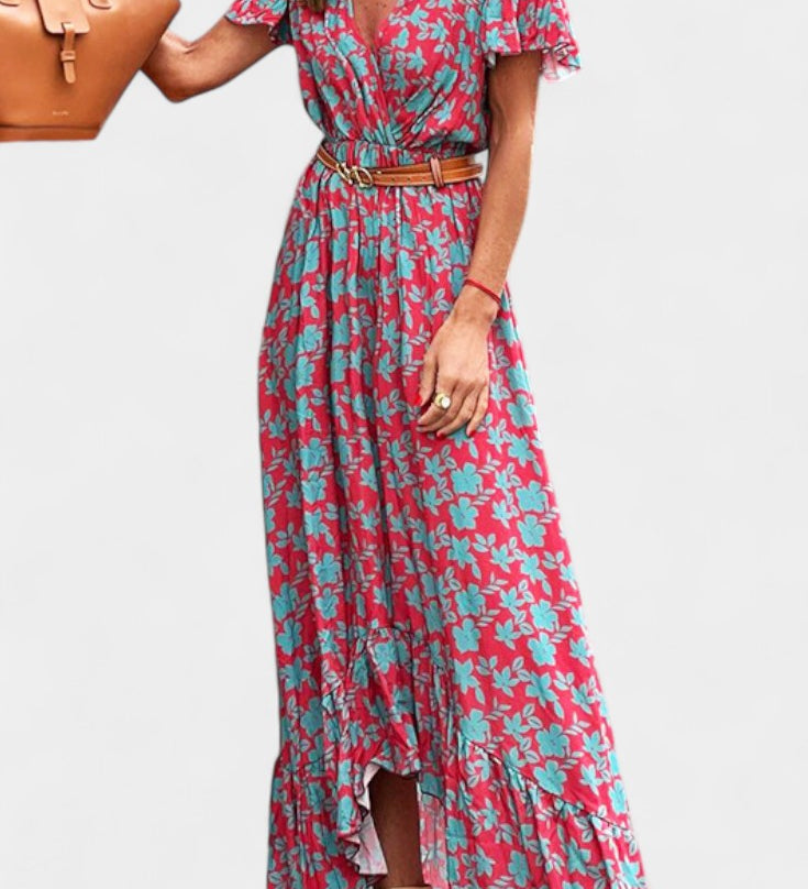 Robe Maxi Style Kinslee avec Décolleté en V