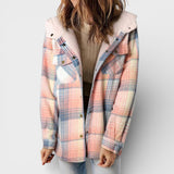 Claudia™ | Veste à Capuche à Carreaux