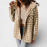 Claudia™ | Veste à Capuche à Carreaux