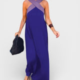 Cayetana™ | Robe longue avec un décolleté croisé