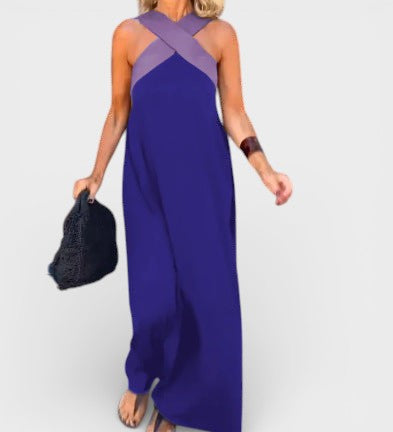 Cayetana™ | Robe longue avec un décolleté croisé