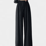 Pantalon Ilyana à taille haute et jambes larges