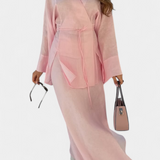 Ensemble Chemise V et Jupe Fendue Zelda