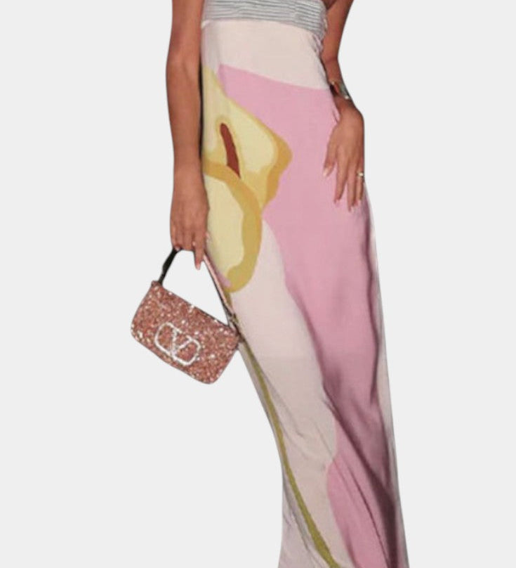 Robe Sans Bretelles Laura avec Imprimé Floral