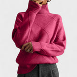 Elena™ | Pull Tricot Col Montant