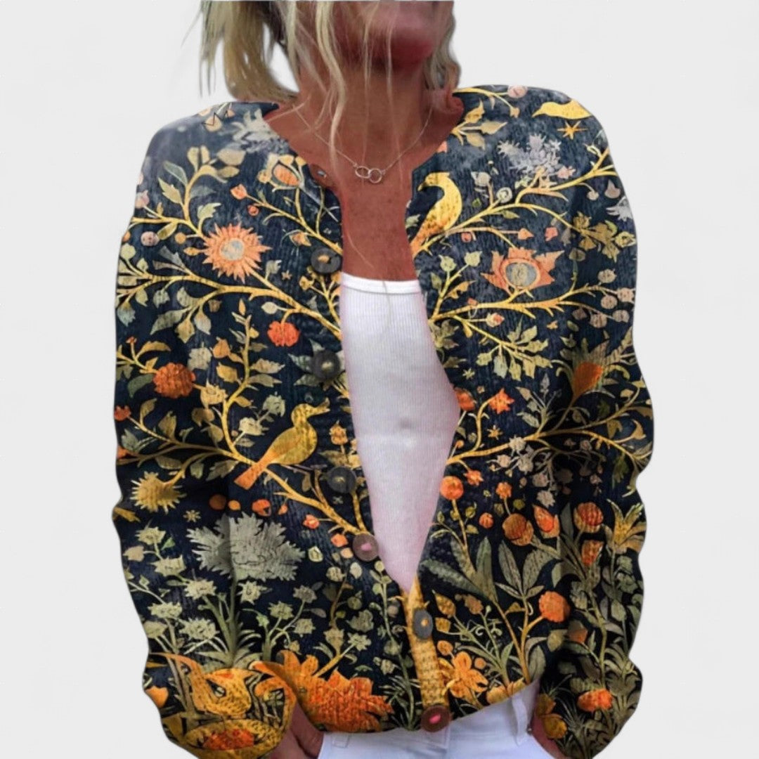 Clara™ | Cardigan élégant avec design floral