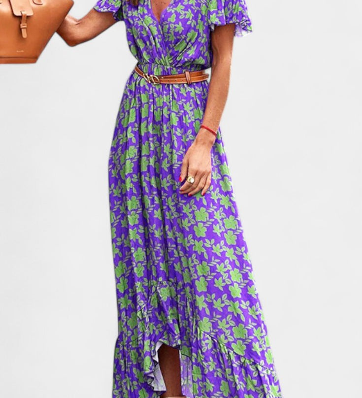 Robe Maxi Style Kinslee avec Décolleté en V
