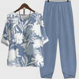 Ensemble Chemise et Pantalon Ursula au Style Décontracté
