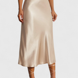 Jupe Midi Maxima à Taille Haute