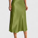 Jupe Midi Maxima à Taille Haute