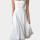Robe Midi A-Line Sans Manches Mary