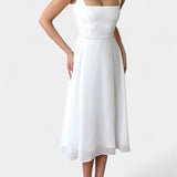 Robe Midi A-Line Sans Manches Mary