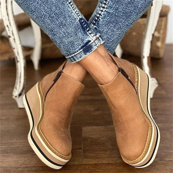 Catalina | Bottine en Cuir Élégante avec Talon Confortable