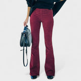 Adriana™ | Pantalon en velours côtelé évasé