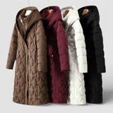 Patricia™ | Manteau Long Élégant à Capuche