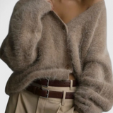 Daniela™ | Cardigan en Mélange de Cachemire Doux