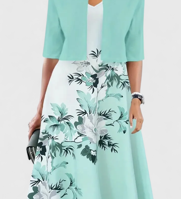 Robe Florale Élégante Venezia