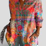 Nina™ | Blouse Imprimée Colorée