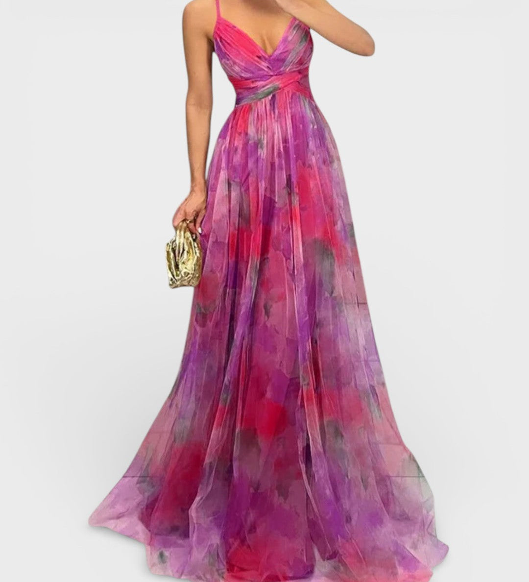 Valeria™ | Robe Maxi Florale Élégante