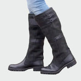 Laura | Bottes en Cuir Rétro Montantes