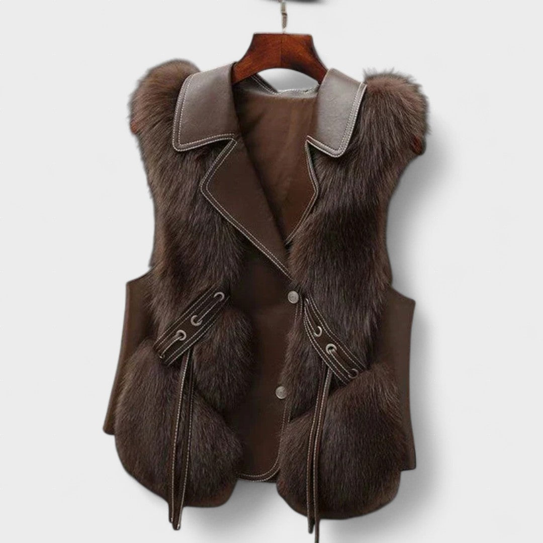 Milagros™ | Gilet en Cuir Élégant