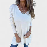 Juana™ | Tunique Tricot Détendue avec Col en V