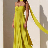 Aurelina™ | Robe Maxi Plissée Sans Bretelles