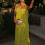 Aurelina™ | Robe Maxi Plissée Sans Bretelles