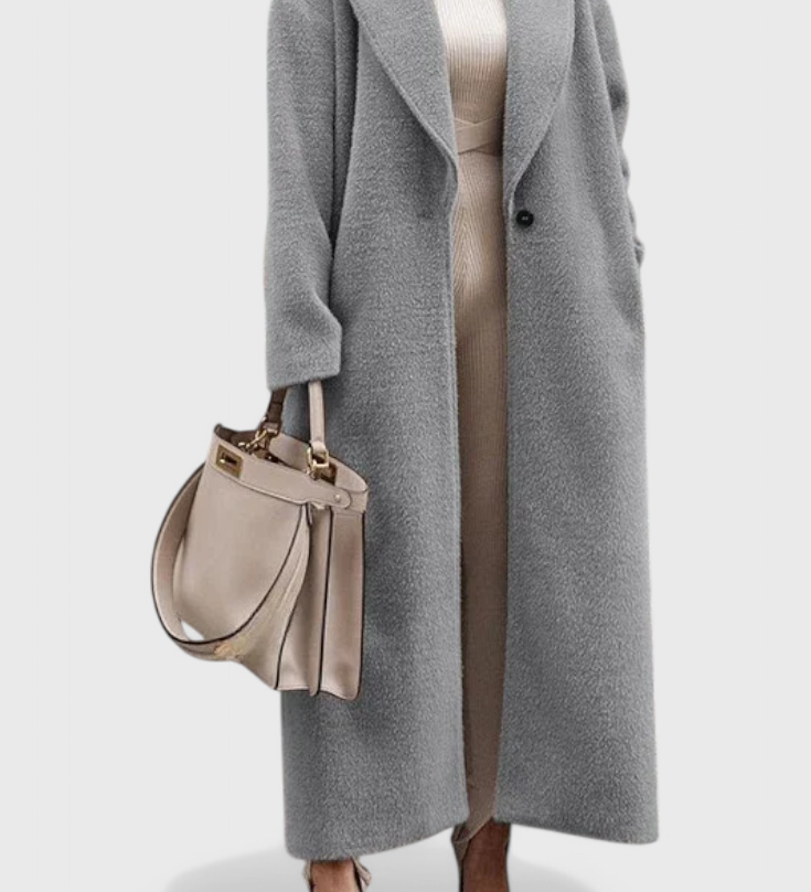 Manteau Long Élégant Structuré Chloe Luxe