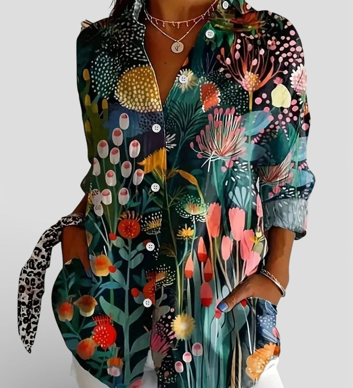 Nina™ | Blouse Imprimée Colorée