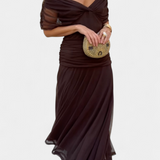 Magda™ | Robe Florale Longue avec Décolleté en V