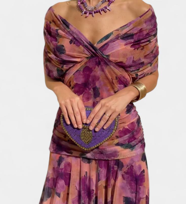 Herminia™ | Robe élégante avec décolleté en V