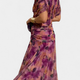 Magda™ | Robe Florale Longue avec Décolleté en V