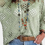 Blouse en Dentelle de Fougère