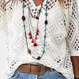 Blouse en Dentelle de Fougère