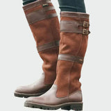 Laura | Bottes en Cuir Rétro Montantes