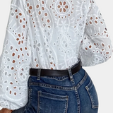 Blouse Alba avec œillets