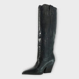 Camila | Bottes Design Crocodile avec Talon Élégant pour le Quotidien
