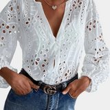 Blouse Alba avec œillets