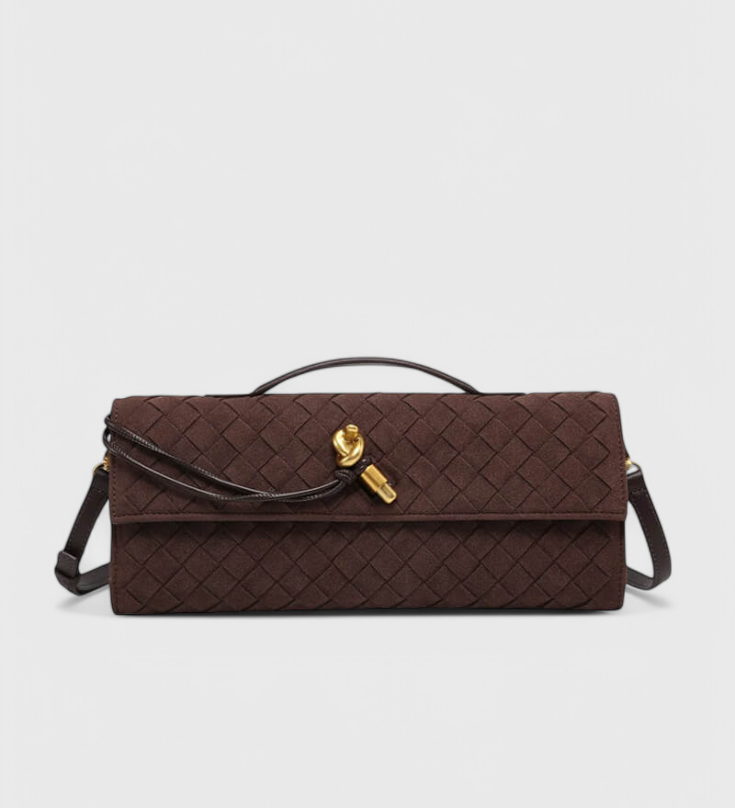 Sac à épaule en suède classique Melanie
