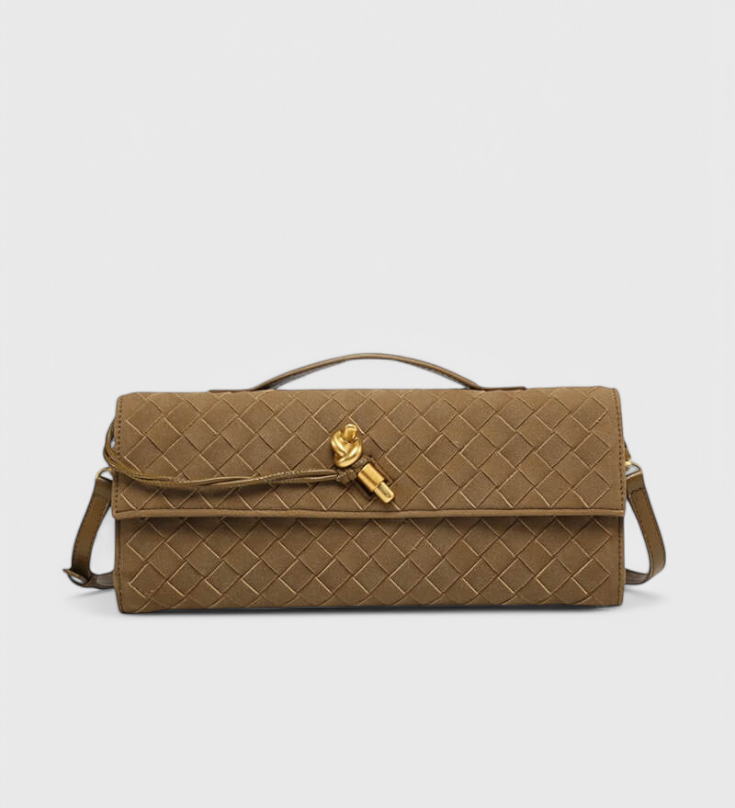 Sac à épaule en suède classique Melanie