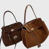 Sac à épaule Henna en daim