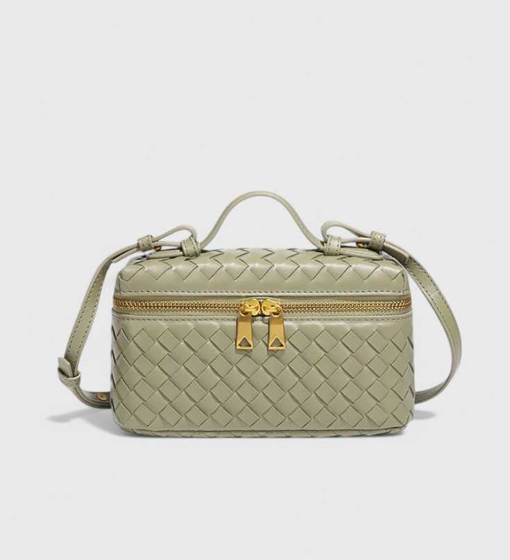 Sac Mini Milla Tissé avec Accessoires Dorés