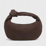 Sac tissé moyen lilas avec détail en nœud