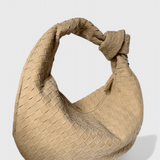 Sac tissé moyen lilas avec détail en nœud